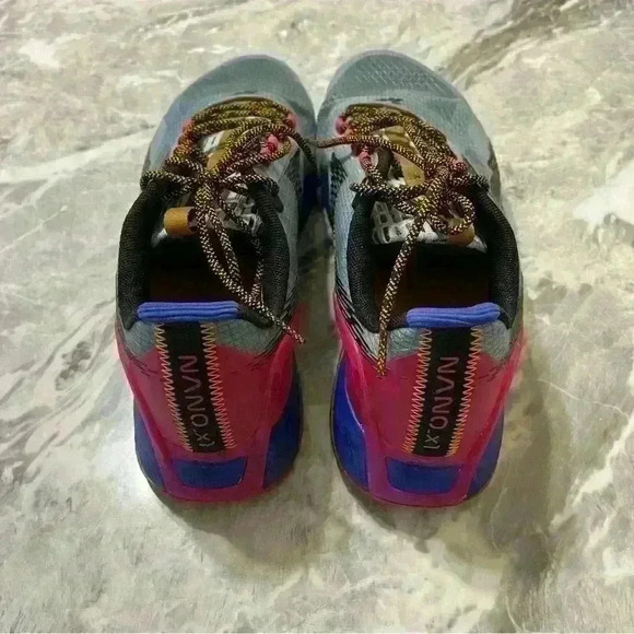 Reebok Nano X1 TR Adventure Grey Black Blue Pink Women Cross Training H67963 - Picture 11 of 12